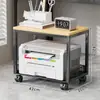 Rack para Impressora de Mesa Pequeno Tipo Pino Suporte para Máquina de Fatura Suporte de Armazenamento de Arquivos em Camadas para Mesa de Escritório