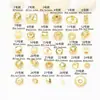 Chapado en Oro de 14K Conserva el Color Engranaje Retorcido Separador Perlas Doradas Pequeñas Accesorios para Joyería DIY Materiales para Collares Pulseras