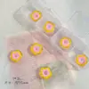Donas Redondas de Colores Goteando Aceite Cuentas de Vidrio Pulsera Hecha a Mano DIY Cadena para Teléfono Móvil Material Accesorios de Joyería