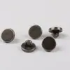 Botones de Plástico Imitación Metal Galvanizado de Pie Alto para Camisas, Suéteres de Hombre y Mujer, y Ropa Infantil Botones Universales al por Mayor