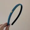Tiara Estreita com Coroa Alta Banhada a Ouro para Mulheres, Acessório de Cabelo Simples e Texturizado, Tiara Versátil Retro de Luxo Leve