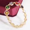 Pulsera de cristal de colores estilo coreano cristal acrílico caramelo pulsera Sansheng III joya de regalo suministro