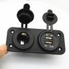 Cargador de coche modificado de 12 V-24 V directo de fábrica, cargador de coche USB dual + cargador de coche modificado de 12 V para coche madre
