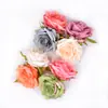 Cabezas de Flores Artificiales de Rosa Transfronterizas para Arreglos de Paredes de Flores de Boda, Coronas de Flores Hechas a Mano, Accesorios DIY, Materiales de Flores Falsas para Decoración