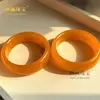 Venta al por mayor del fabricante Pulsera de Jade Amarillo Hetian de Xinjiang de Alta Imitación Pulsera de Jade Amplia de Jade Amarillo para Mujer Jade de Mongolia Exterior
