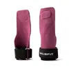 Guantes de Cuero para Fitness con Soporte de Muñeca para Dominadas, Mejora del Agarre, Muñequeras Unisex, Asistencia para Barra, Peso Muerto