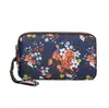 Venta al por mayor de fábrica nueva cartera monedero bolso femenino coreano estampado cartera bolso para teléfono móvil cartera de dama bolso de tela para correr