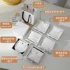 Caja de Empaque para Joyería Blanca Frotada a Mano Textura Lujo Ligero Tapa Cielo y Tierra Bolsa de Franela suit Bolsa de Tela para Almacenamiento de Joyería Caja de Cajón