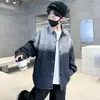 Jaqueta Infantil Outono 2025 Novo Estilo para Crianças Maiores, Jaqueta Jeans Casual Estilosa, Casaco Trench Coat para Usar na Primavera e Outono