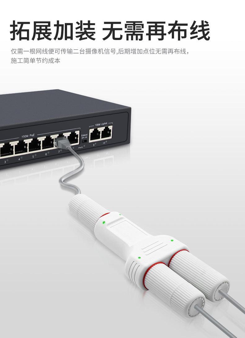 室外防水POE中继器