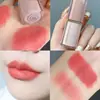 Labial Herorange de Tubo Cuadrado con Textura Humectante, Hidratante y de Larga Duración, a Prueba de Manchas, Labial Económico para Maquillaje Ligero