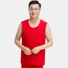 Colete acolchoado de veludo para mulheres de meia-idade e idosas, quente para outono e inverno, colete sem mangas para mães, blusa masculina, vovô
