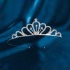 Coroa nupcial vestido de noiva cocar aniversário presente das crianças desempenho todos- jogo strass princesa headband coroa atacado