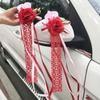 Arreglo Floral de Coche de Boda de Moda Nuevo Estilo Decoración de Cinta de Gama Alta Flores para Flota Suministros para Celebración de Bodas Estilo Coreano