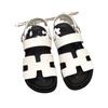 24 sandalias nuevas de verano para mujer comercio exterior talla grande casual europeo y americano parte superior gruesa hebilla de velcro sandalias romanas