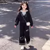 Conjunto de Dos Piezas Dulce para Niña Primavera/Otoño 2026 con Diseño de Falso Dos Piezas, Pantalones Casuales de Retazos, Atuendo Versátil y Moderno
