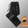 Pantalones Deportivos Delgados de Verano de Seda de Hielo para Hombre Pantalones Casuales Comercio Exterior Transfronterizo Venta al por Mayor Talla Grande Pantalones de Terciopelo para Hombre