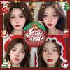 Fiesta de Tatuajes Navideños Nuevo Adhesivo Facial de Árbol de Navidad Estilo Europeo y Americano Decoración Navideña de Alto Rendimiento Celebrado en Internet