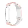 Aplicable a Google Google Fitbit Air pc marco de reloj hebilla de mariposa en relieve de dos colores correa de reloj de silicona