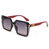 Gafas de Sol de Moda Transfronterizas con Montura Grande, Ligeras y de Lujo, para Mujer, con Estilo de Alta Gama, Protección UV, Gafas de Sol para Conducir para Hombre