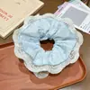 Nuevo Scrunchie de Encaje para Niña Dulce Scrunchie de Encaje con Diseño de Donut Dulce Diadema de Pelo de Gama Alta Accesorios para el Cabello