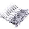 Pinza para colgar ropa, secar calcetines, pinza de plástico resistente al viento, pinza sin costuras, pinza de secado fija para el hogar