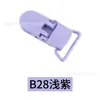 Clip de plástico de 20 mm Chupete de plástico Cocodrilo de plástico con clip anti-pérdida Clip multiusos anti-caída Overol