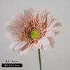 Flor artificial de margarita africana de lujo de alta gama, tacto realista, estilo ins simple, adecuada para arreglos florales de sala de estar y decoración del hogar