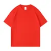 Camisetas de Manga Curta Tamanho Europeu Transfronteiriças com Impressão de Logotipo Personalizado, Algodão Puro, Texto Personalizado de Peça Única, Gola Redonda, Cor Sólida, Roupa de Trabalho, Impressão Gráfica DIY