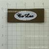 Fornecedor Fabrica Etiquetas de Couro PU de Camada Dupla com Letras Impressas Bem Costuradas para Sapatos, Roupas, Bolsas e Pequenas Sacolas de Vestuário