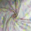 Suministro Directo malla floral impresión digital procesamiento moda deportiva forro impresión por transferencia de calor tela para vestidos