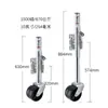 Reboque de Duas Rodas Guia de Perna Roda Guia Manivela 0kg Suporte de Elevação Superior Reboque de Iate Equipamento de Elevação para RV Carregamento e Descarregamento