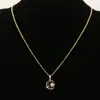 Collar Brillante de Estrella y Luna AliExpress Zircón Colgante de Sol Estrella y Luna Cadena para Clavícula con Sentido Avanzado Tarot