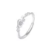 Anillos de Pareja Viaje Planeta Hombres y Mujeres Moda Ins Versátiles Lujo Ligero Anillos a Juego Circonita Abiertos Ajustables Anillos para Dedos Venta al por Mayor