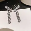 Lágrimas del Meteoro~Pendientes de Borla de Circón de Rejilla Brillante, Pendientes de Lujo Ligero de Gama Alta para Mujer, Diseño Único
