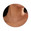 Colar de Pontinhos Pequenos Personalizado Simples Moda Europeia e Americana Transfronteiriça Ouro Cobre Colar Clavícula Presente para Casal Família Amigos