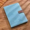 Fabricante A5 Fivela Caderno de Folhas Soltas Conjunto de Logo para Escritório de Negócios Atacado Presente Caderno Diário de Cor Contrastante