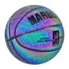 Baloncesto luminoso reflectante genial No.7 caja de regalo transfronteriza regalo mayoreo pu baloncesto reflectante voleibol tendencia