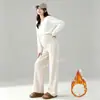Pantalones de Maternidad Primavera Otoño Casual Sueltos de Pierna Ancha No Aprietan la Barriga Pantalones de Maternidad Petites Tallas Grandes Pantalones de Arroz Pegajoso Invierno