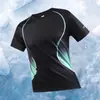 Camiseta de Seda de Hielo con Degradado Nuevo de Verano para Hombre, Ropa Deportiva Casual para Correr, Fitness, Transpirable de Manga Corta para Hombre, Ropa de Exterior de Secado Rápido