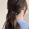 Banana Clip Vertical Clip Pontail Hairpin Mulheres 2024 Novo Estilo Elegante Bow Back Head Hairpin Simple Clip Acessórios de Cabelo