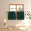 Cortinas Opacas Tejidas de Tres Capas Color Lila de Amazon Transfronterizas para Cocina, Baño y Cafetería - Stock de Fábrica Disponible
