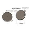 YB bin [liquidación de stock] Nuevos aretes de cobre de temperamento simple retro anti-pérdida de Corea, aretes de venta directa de fábrica