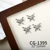 Joias para Nail Art da Nova Série Borboleta, Zircônia Brilhante de Luxo Acessível Borboleta Vazada Cor White K Acessórios de Unha Usáveis