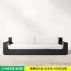 Sofá de Exterior de Alta Gama para Jardim de Villa, Pátio, Hotel, Piscina, Lazer, Impermeável, à Prova de Sol, Sofá Combinado de Liga de Alumínio
