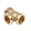 Fabricante conexão de cobre 6 pontos rosca dupla macho/fêmea união 4 pontos redutora cotovelo de tubo de água T reto conexões de tubo de encanamento