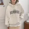 Sudadera con Capucha para Mujer Americana Nueva Popular Primavera y Otoño Delgada Súper Bonita Holgada Talla Grande Top Chaqueta