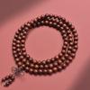 Pulseras Antiguas Literarias y Artísticas de Palosanto Talladas a Mano Estilo Chino Multicírculo Juguetes Culturales para Hombres y Mujeres Pulseras de Cuentas Budistas de Madera