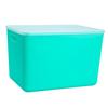 Caja de almacenamiento multifuncional de estilo japonés, cesta para ropa del hogar con tapa, para escritorio, artículos diversos, aperitivos y juguetes.