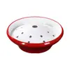 Creative Cuenco de Melamina para Hielo Seco para Hot Pot, Cuenco Ahumador de Carne de Copo de Nieve, Tripa de Res Fresca, Intestino de Ganso, Filetes Grandes de Costilla de Res, Vajilla